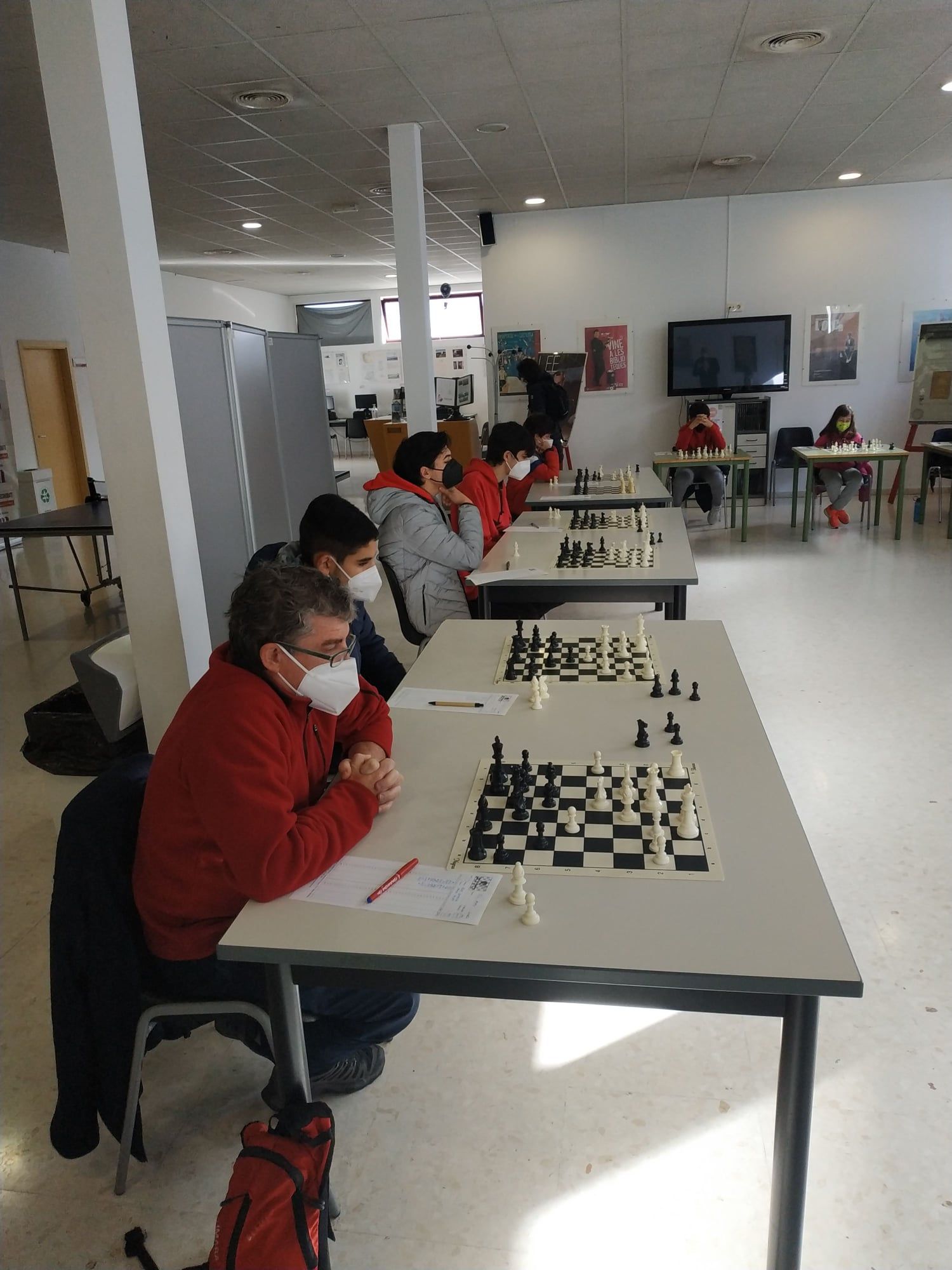 Exhibición simultáneas ajedrez Álex Garrido