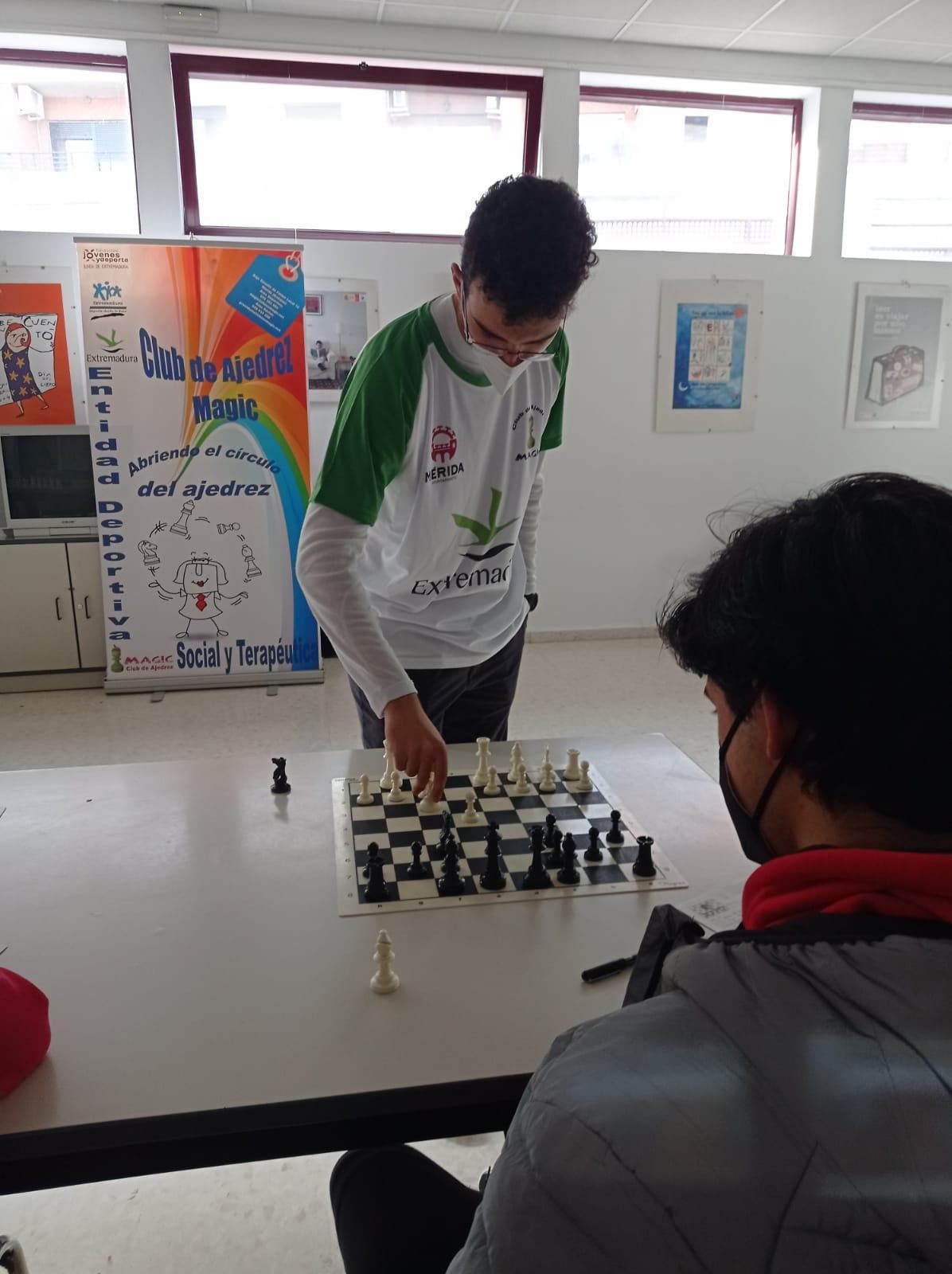Exhibición simultáneas ajedrez Álex Garrido