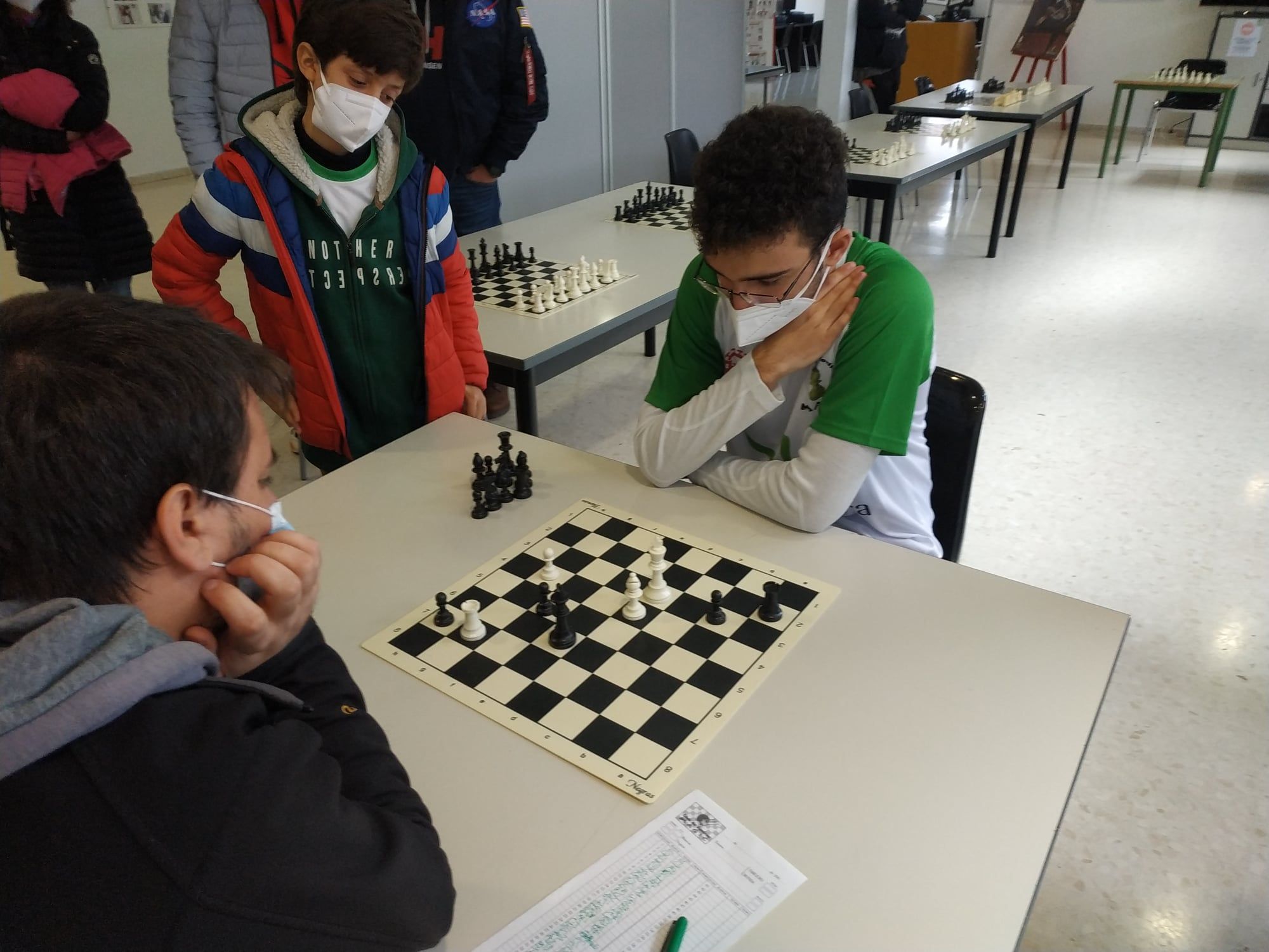 Exhibición simultáneas ajedrez Álex Garrido