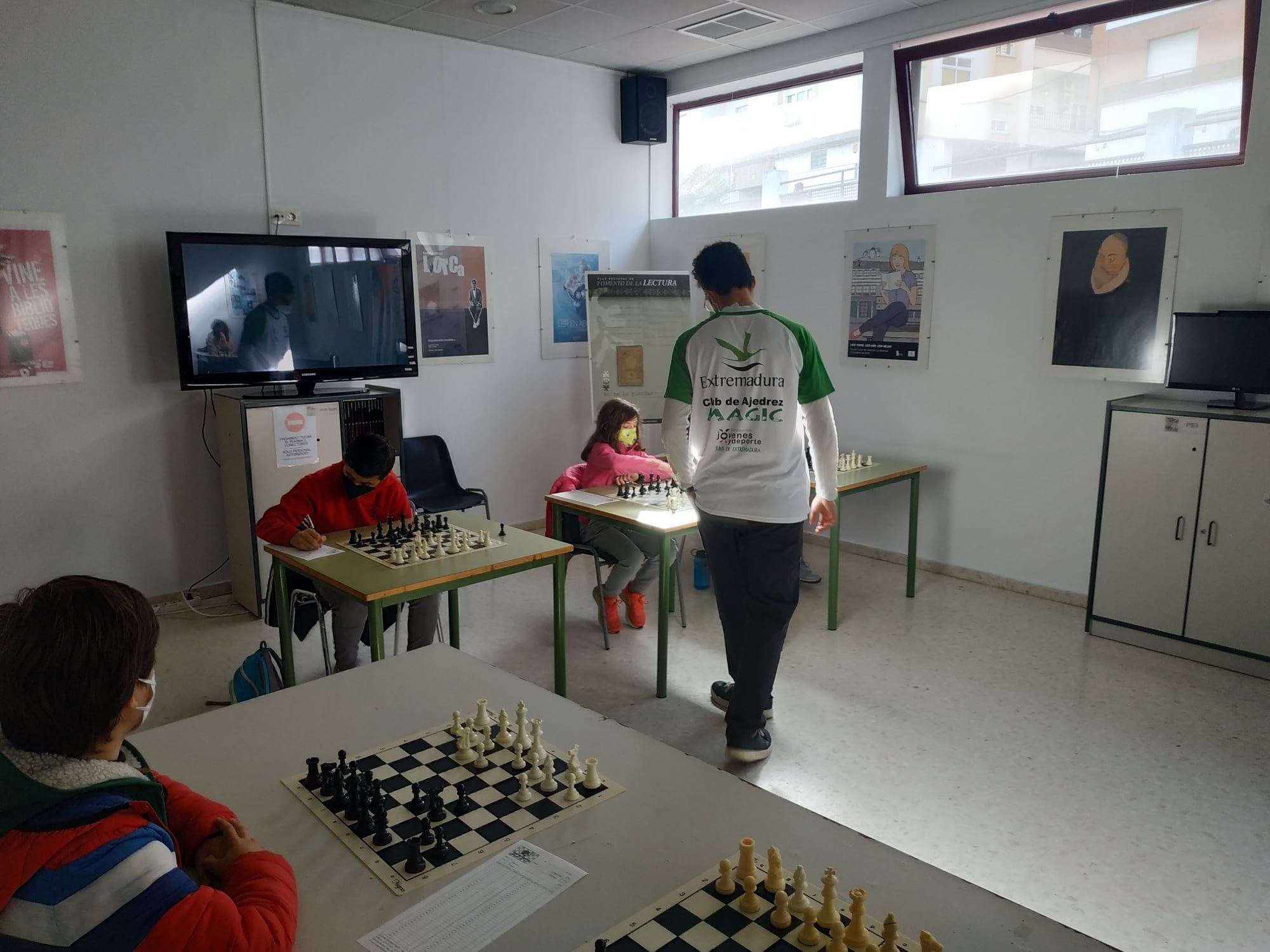 Exhibición simultáneas ajedrez Álex Garrido