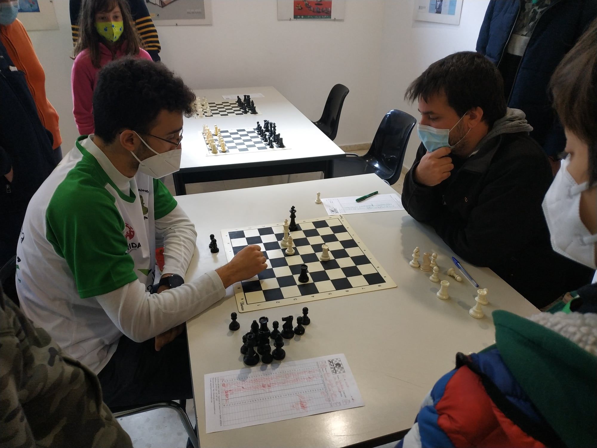 Exhibición simultáneas ajedrez Álex Garrido