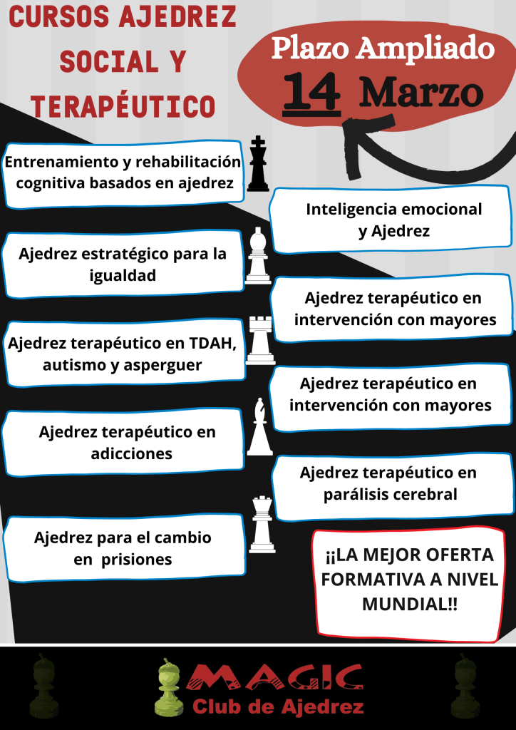 Cursos de Ajedrez Social y Terapéutico
