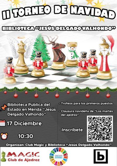 Llega el II Torneo de Navidad &laquo;Biblioteca Jes&uacute;s Delgado Valhondo&raquo;